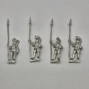Warhammer the Old World Dogs of War Alcatani Fellowship Pikemen x4 BJ232