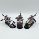 Warhammer 40k: Space Marines White Scars Bikes - Well Painted (AF066)
