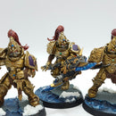 Warhammer 40k: Adeptus Custodes Custodian Guard with Adrasite Spears OOP - Painted (BJ175)