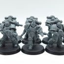 Warhammer Horus Heresy: Space Marines MKII Veterans with Disintegration Weapons (AJ220)