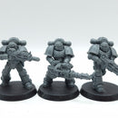 Warhammer Horus Heresy: Space Marines MKII Veterans with Disintegration Weapons (AJ220)