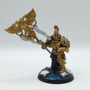 Warhammer 40k: Adeptus Custodes Vexilus Praetors and Shield Captain - Painted (BJ164)