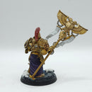 Warhammer 40k: Adeptus Custodes Vexilus Praetors and Shield Captain - Painted (BJ164)