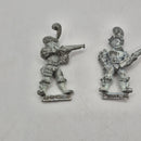 Warhammer the Old World Empire Handgunners x4 - Metal BH195