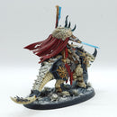 Warhammer Age of Sigmar: Slaves to Darkness Chaos Lord on Karkadrak - Well Painted (AC260)