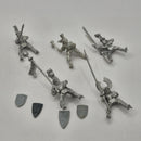 Warhammer the Old World Grail Knights x5 - Metal - no Horses AP031