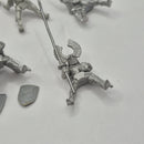 Warhammer the Old World Grail Knights x5 - Metal - no Horses AP031