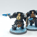 Warhammer 40k: Space Marine Space Wolves Wolf Guard Terminators - Painted (AQ116)