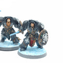 Warhammer 40k: Space Marine Space Wolves Wolf Guard Terminators - Painted (AQ116)