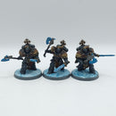 Warhammer 40k: Space Marine Space Wolves Wolf Guard Headtakers - Painted - No Wolves (AC130)