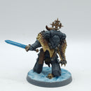Warhammer 40k: Space Marine Space Wolves Wolf Guard Headtakers - Painted - No Wolves (AC130)