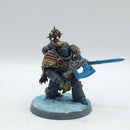 Warhammer 40k: Space Marine Space Wolves Wolf Guard Headtakers - Painted - No Wolves (AT167)