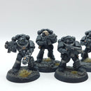 Warhammer Horus Heresy: Space Marine Raven Guard MKIV Tactical Squad - Painted (AT170)