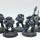 Warhammer Horus Heresy: Space Marine Raven Guard MKIV Tactical Squad - Painted (AT170)