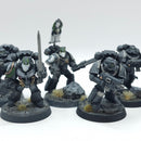 Warhammer Horus Heresy: Space Marine Raven Guard MKIV Tactical Squad - Painted (AT170)