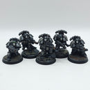 Warhammer Horus Heresy: Space Marine Raven Guard Mor Deythan Squad - Painted (BH044)