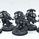 Warhammer Horus Heresy: Space Marine Raven Guard Mor Deythan Squad - Painted (BH044)