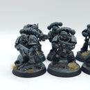 Warhammer Horus Heresy: Space Marine Raven Guard MKIV Tactical Squad - Painted (AW125)