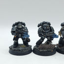 Warhammer Horus Heresy: Space Marine Raven Guard Veteran Squad - Painted (AC197)