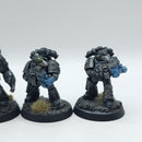 Warhammer Horus Heresy: Space Marine Raven Guard Veteran Squad - Painted (AC197)