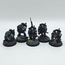 Warhammer Horus Heresy: Space Marine Raven Guard Recon Squad - Painted (AA224)