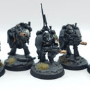 Warhammer Horus Heresy: Space Marine Raven Guard Recon Squad - Painted (AA224)