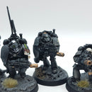 Warhammer Horus Heresy: Space Marine Raven Guard Recon Squad - Painted (AA224)