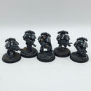 Warhammer Horus Heresy: Space Marine Raven Guard Mor Deythan Squad - Painted (AT015)