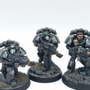 Warhammer Horus Heresy: Space Marine Raven Guard Mor Deythan Squad - Painted (AT015)
