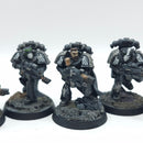 Warhammer Horus Heresy: Space Marine Raven Guard Mor Deythan Squad - Painted (AT015)