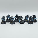 Warhammer Horus Heresy: Space Marine Raven Guard Support Squad - Painted (AD026)