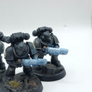 Warhammer Horus Heresy: Space Marine Raven Guard Support Squad - Painted (AD026)