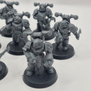 Warhammer 40k Chaos Night Lords Legionaries x 10 AA187