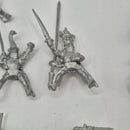 Warhammer the Old World Bretonnian Grail Knights x4 - Metal AD221