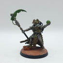 Warhammer 40k: Necron Royal Warden and Overlord - Painted (AF126)