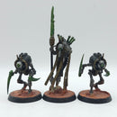 Warhammer 40k: Necron Cryptek Plasmancer and Cryptothralls - Painted (AE009)