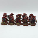 Warhammer 40k: Space Marines Blood Angels Tactical Squad - Painted (AF097)