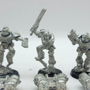 Warhammer 40k: Space Marines x4 Metal Vanguard Veterans (AT189)