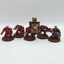 Warhammer 40k: Space Marines Blood Angels Terminator Squad - Part Painted (AH210)