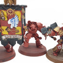 Warhammer 40k: Space Marines Blood Angels Terminator Squad - Part Painted (AH210)