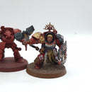 Warhammer 40k: Space Marines Blood Angels Terminator Squad - Part Painted (AH210)