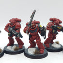 Warhammer 40k: Space Marines Blood Angels Intercessors - Painted (AD228)