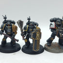 Warhammer 40k: Space Marines Kill Team Deathwatch Veterans Converted - Painted (AD161)