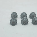 Warhammer Horus Heresy: Space Marines Iron Warriors MKIII Shoulder Pads (BJ216)