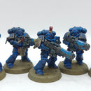 Warhammer 40k: Space Marines Ultramarines Hellblasters -  Painted (AC130)