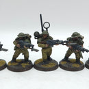 Warhammer 40k: Astra Militarum Cadian Shock Troopers - Painted (BJ086)