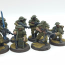 Warhammer 40k: Astra Militarum Cadian Shock Troopers - Painted (BH046)