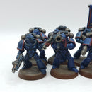 Warhammer 40k: Space Marine Crimson Fists Tactical Marines - Well Painted (AQ051)