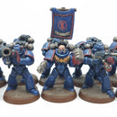 Warhammer 40k: Space Marine Crimson Fists Tactical Marines - Well Painted (AQ051)