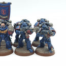 Warhammer 40k: Space Marine Crimson Fists Tactical Marines - Well Painted (AQ051)